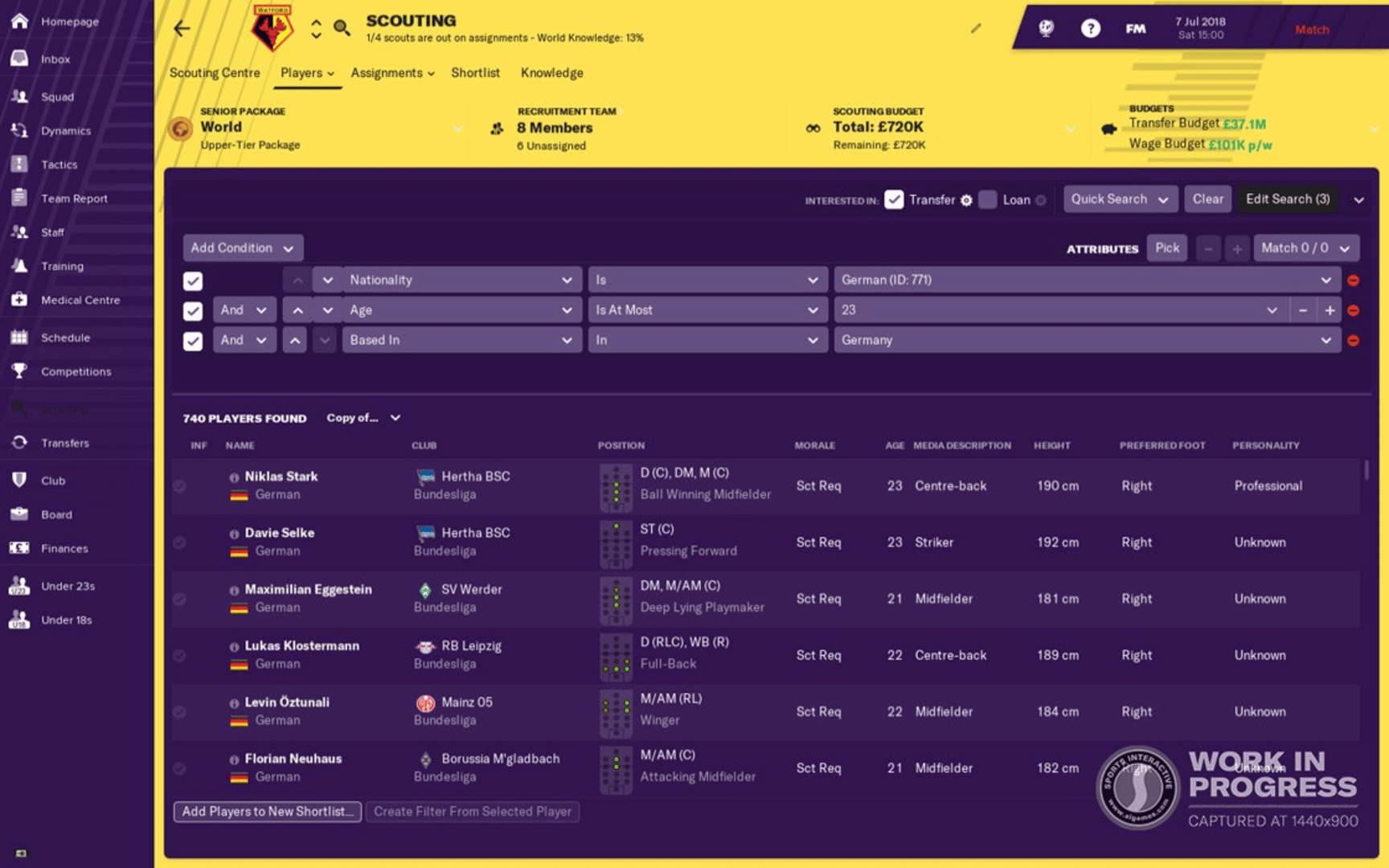 Football Manager 2019 screenshot