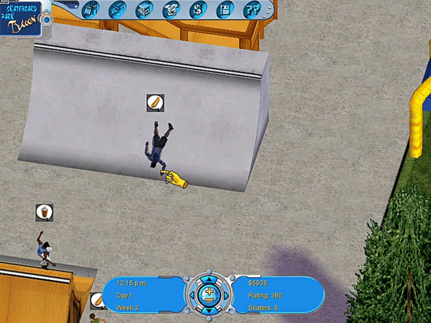 Skateboard Park Tycoon: Back in the USA 2004 screenshot