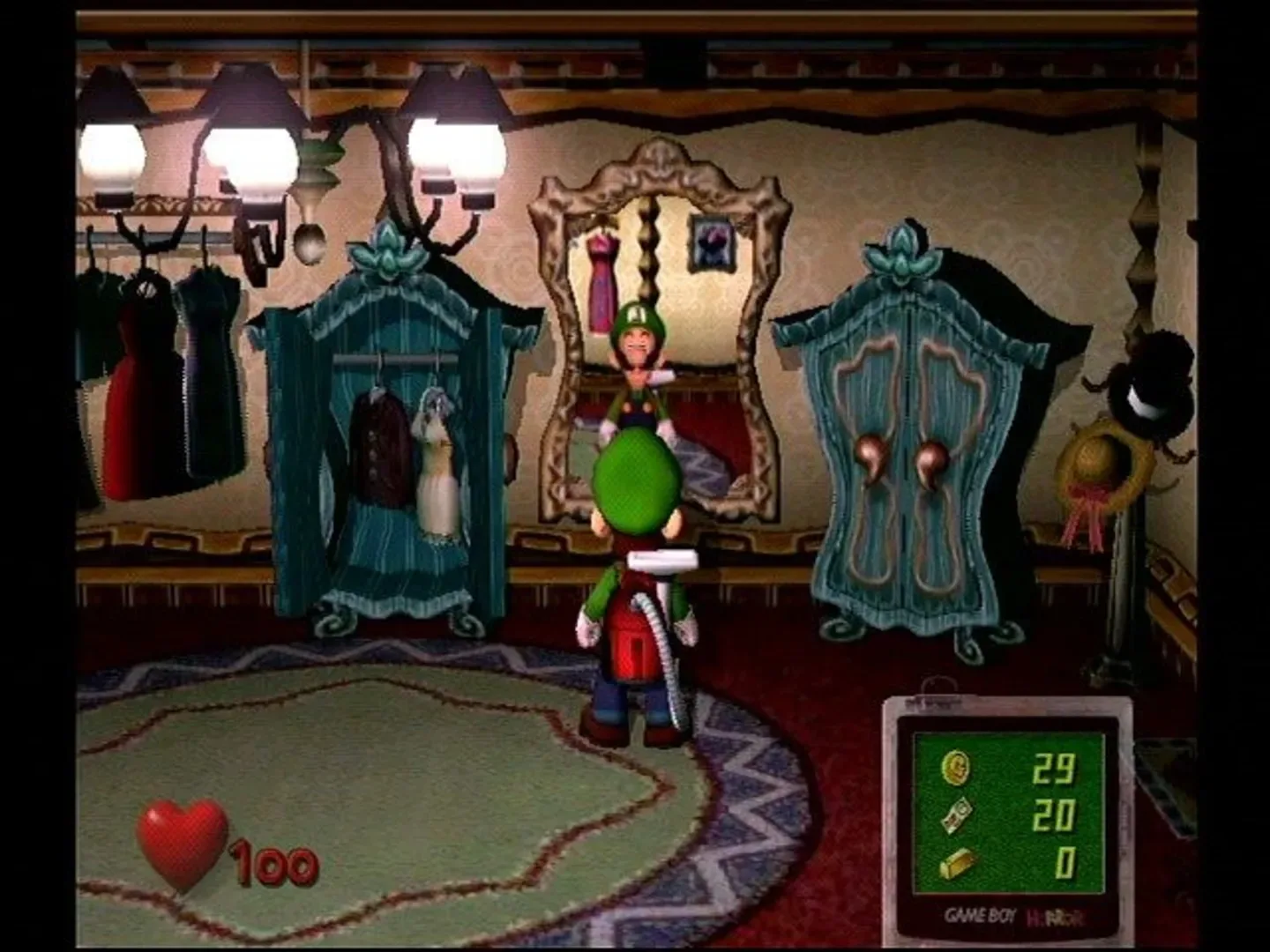 Captura de pantalla - Luigi's Mansion