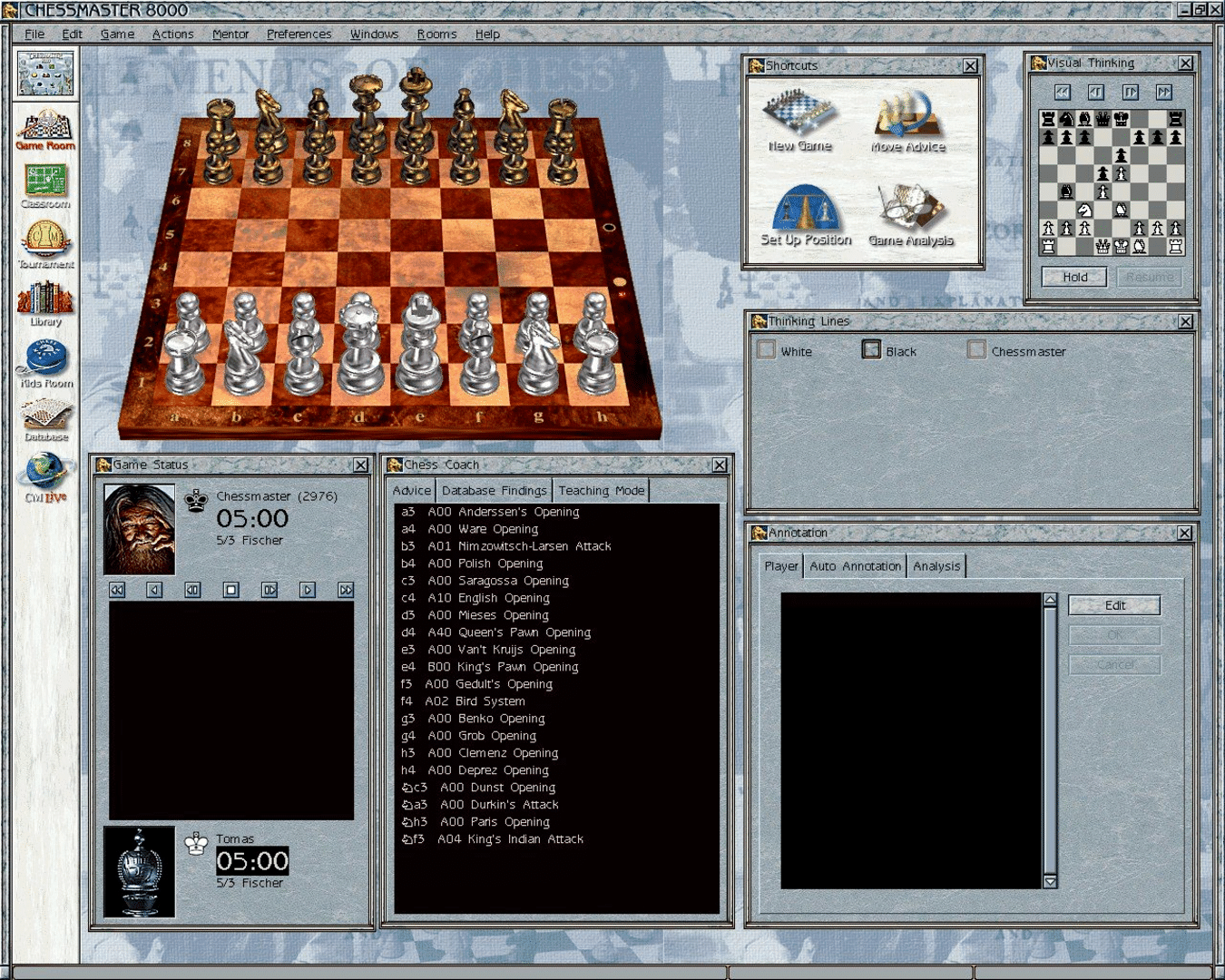 Chessmaster 7000 screenshot