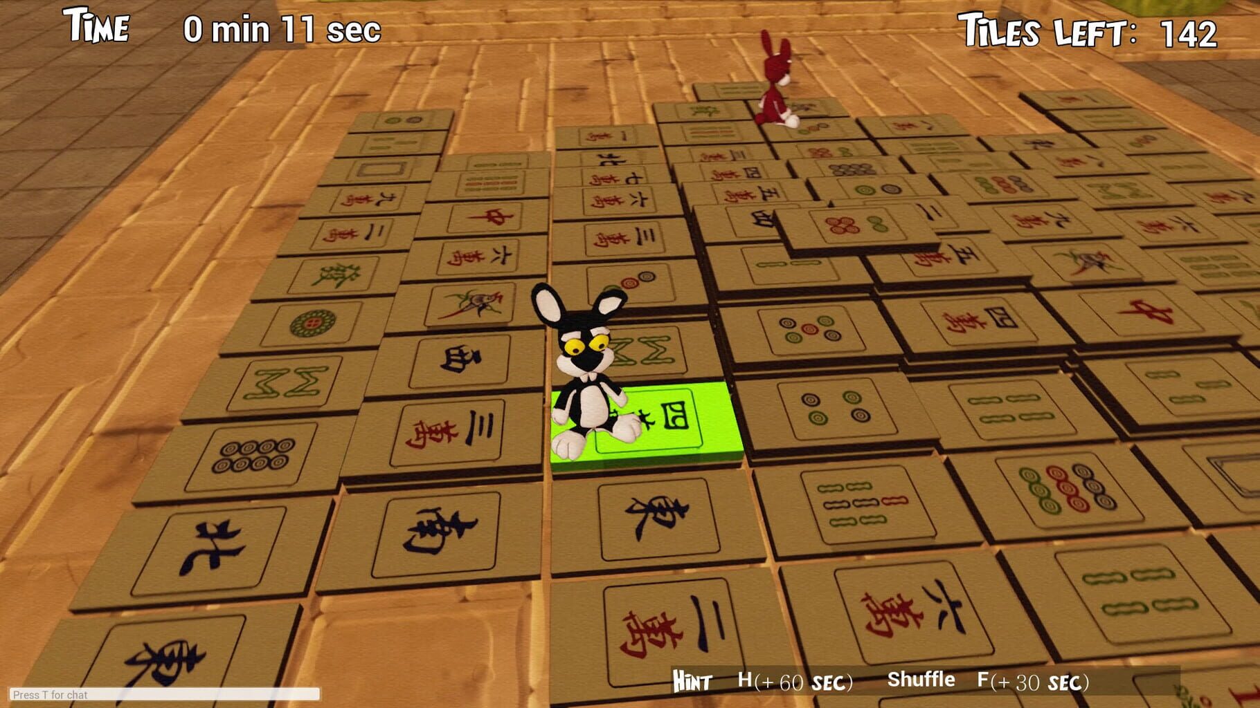 Bunny Mahjo screenshot