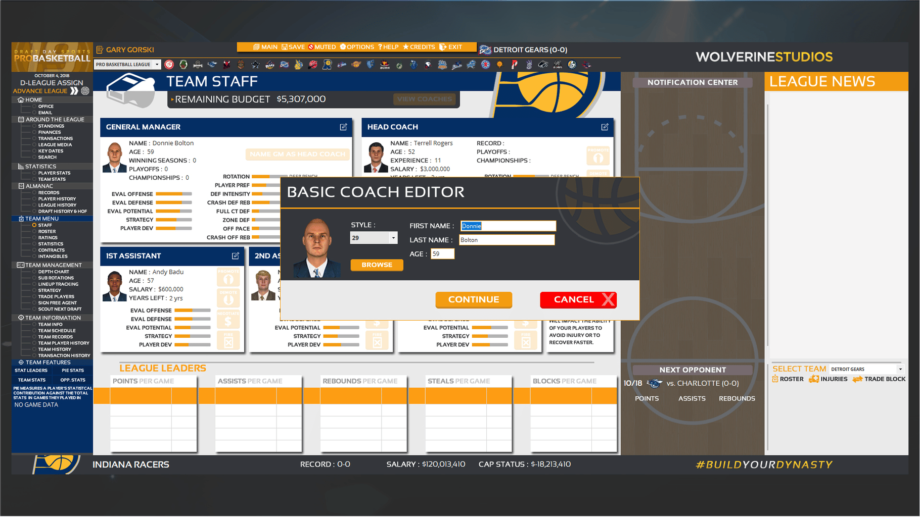 Draft Day Sports: Pro Basketball 2019 screenshot