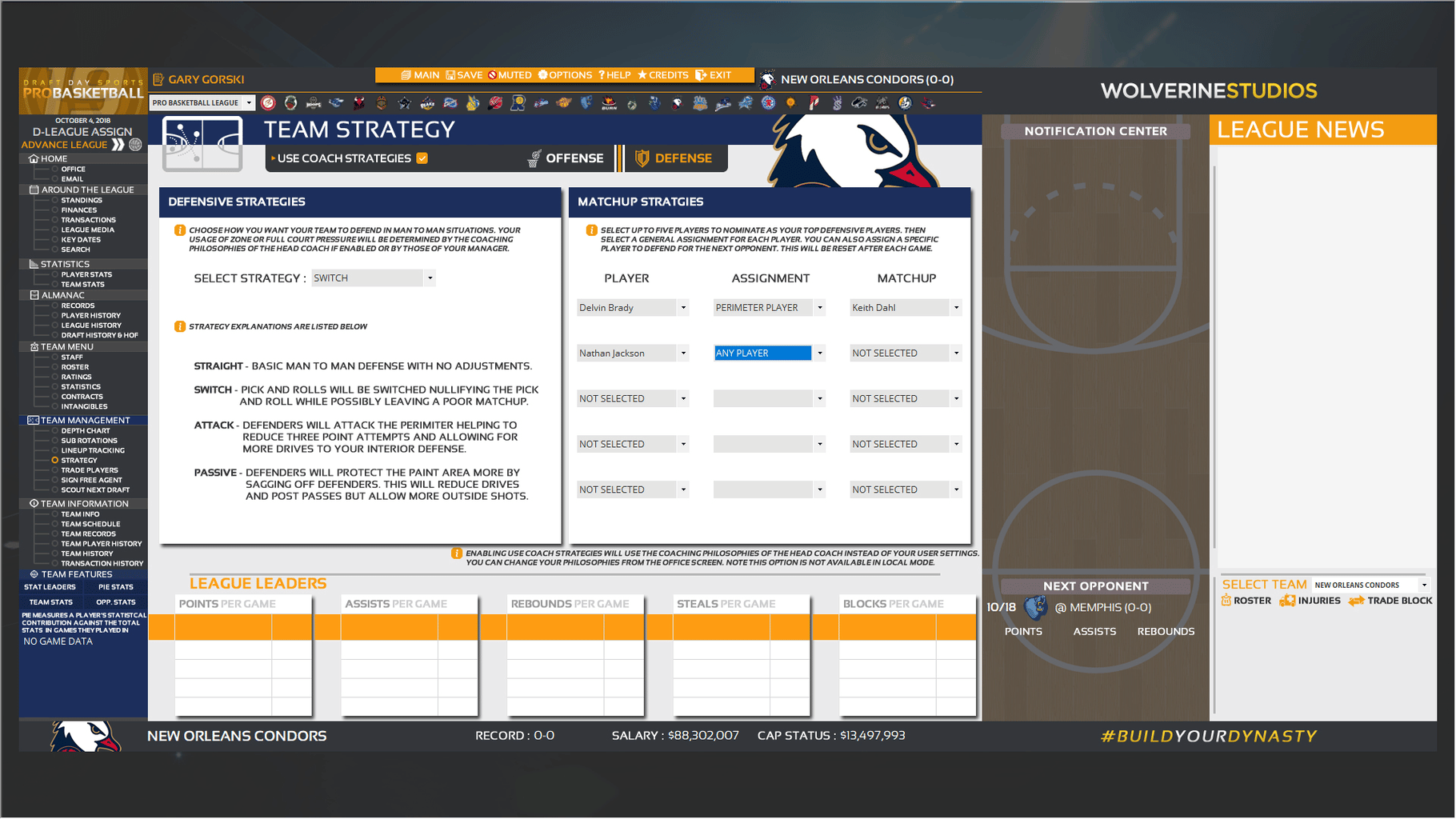 Draft Day Sports: Pro Basketball 2019 screenshot