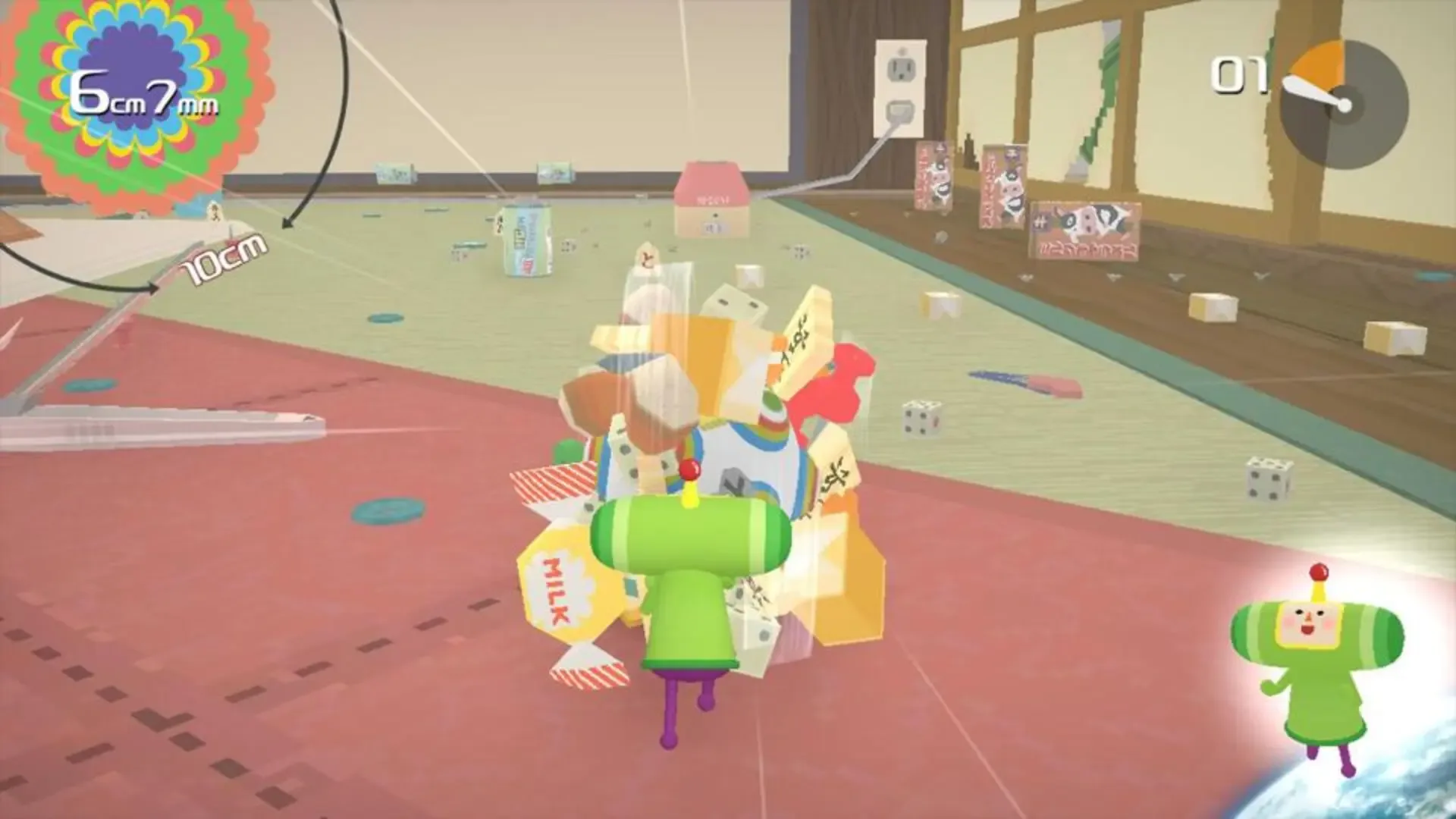 Captura de pantalla - Katamari Damacy Reroll