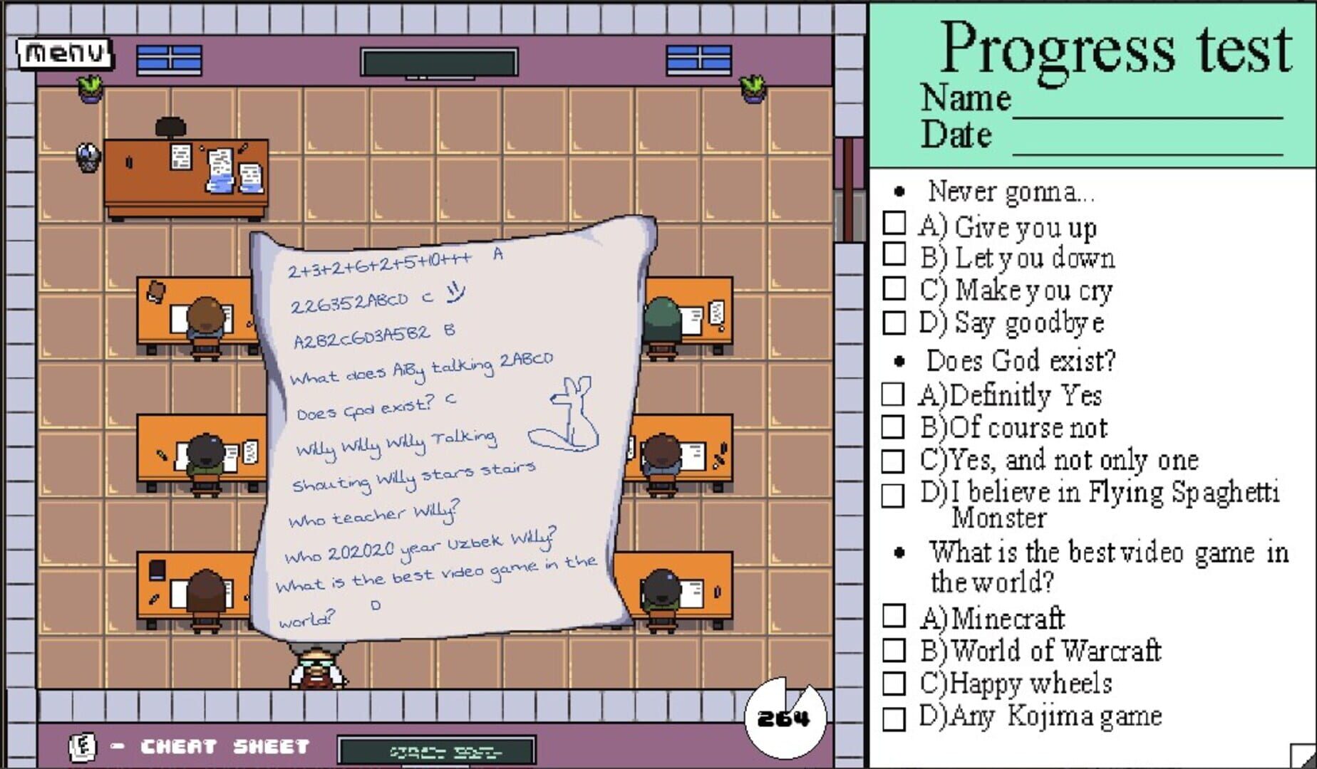 Holy Sheet - Screenshot