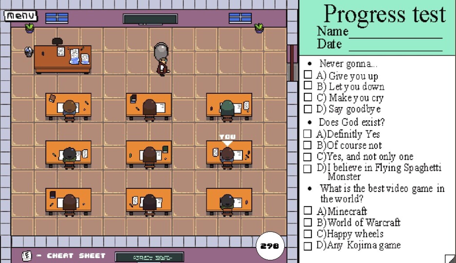 Holy Sheet - Screenshot
