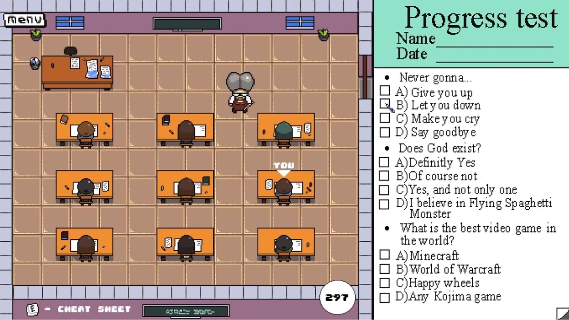 Holy Sheet - Screenshot