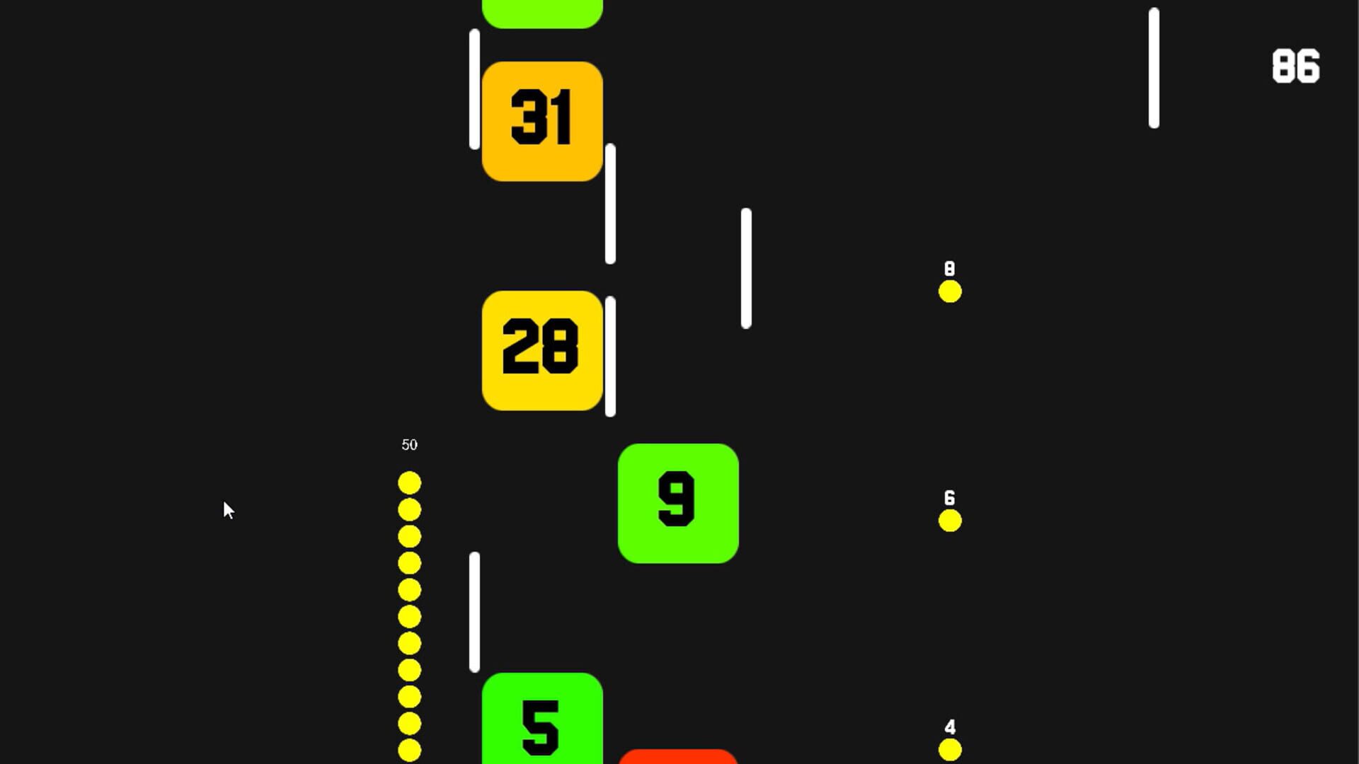 Blockz VS Ballz - Screenshot