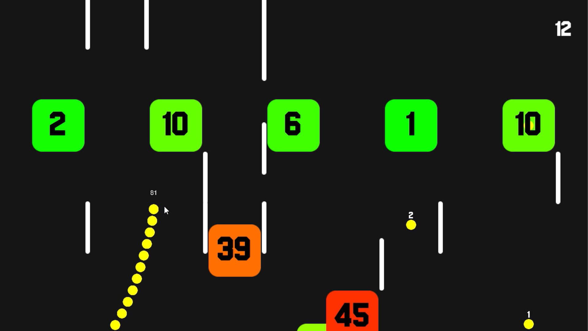 Blockz VS Ballz - Screenshot