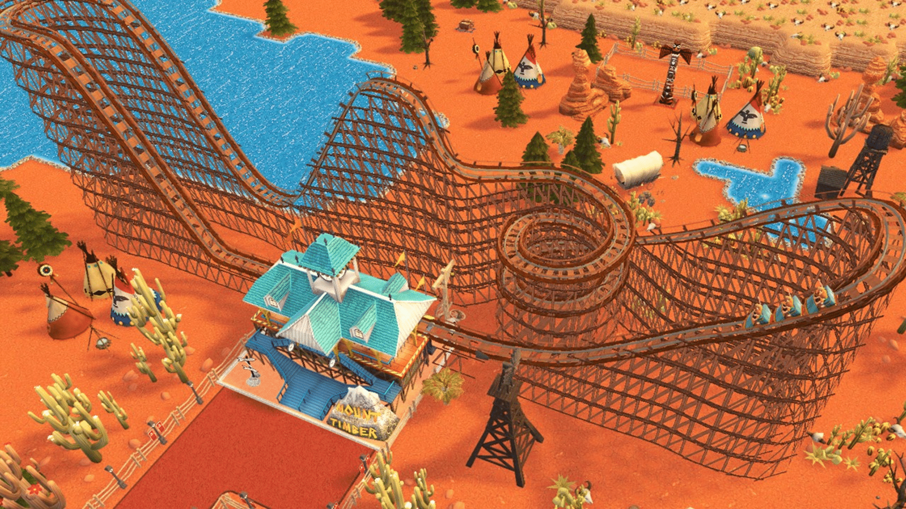 RollerCoaster Tycoon Adventures screenshot