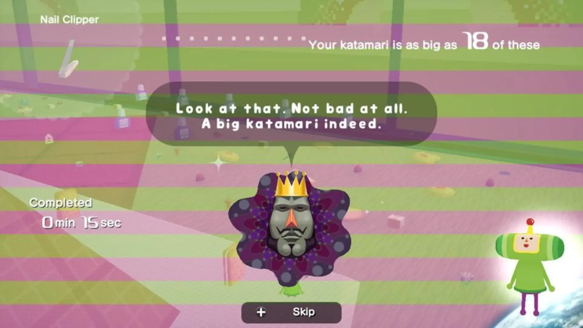 Captura de pantalla - Katamari Damacy Reroll