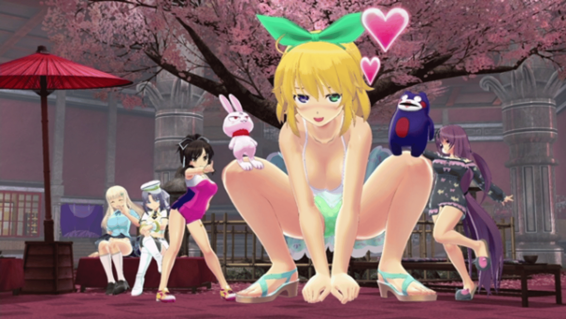 Senran Kagura Peach Ball screenshot