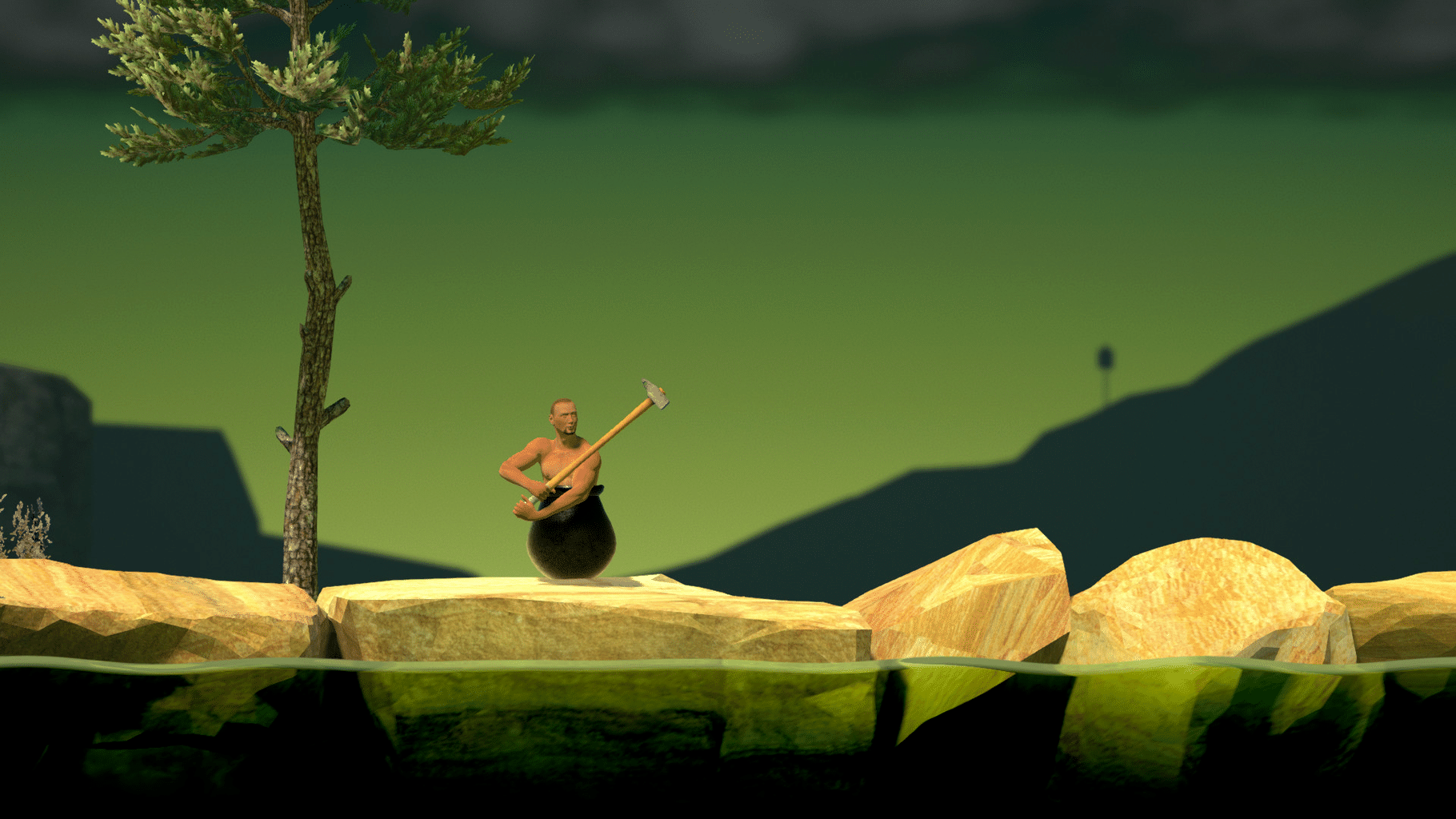 Getting Over It with Bennett Foddy screenshot