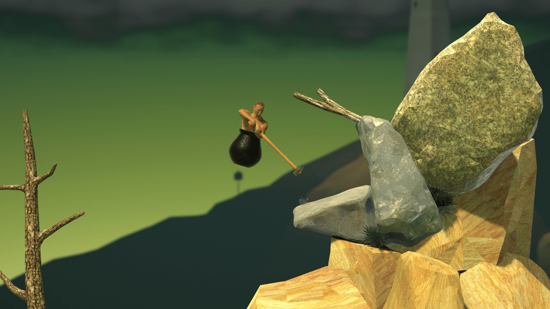 Getting Over It with Bennett Foddy screenshot