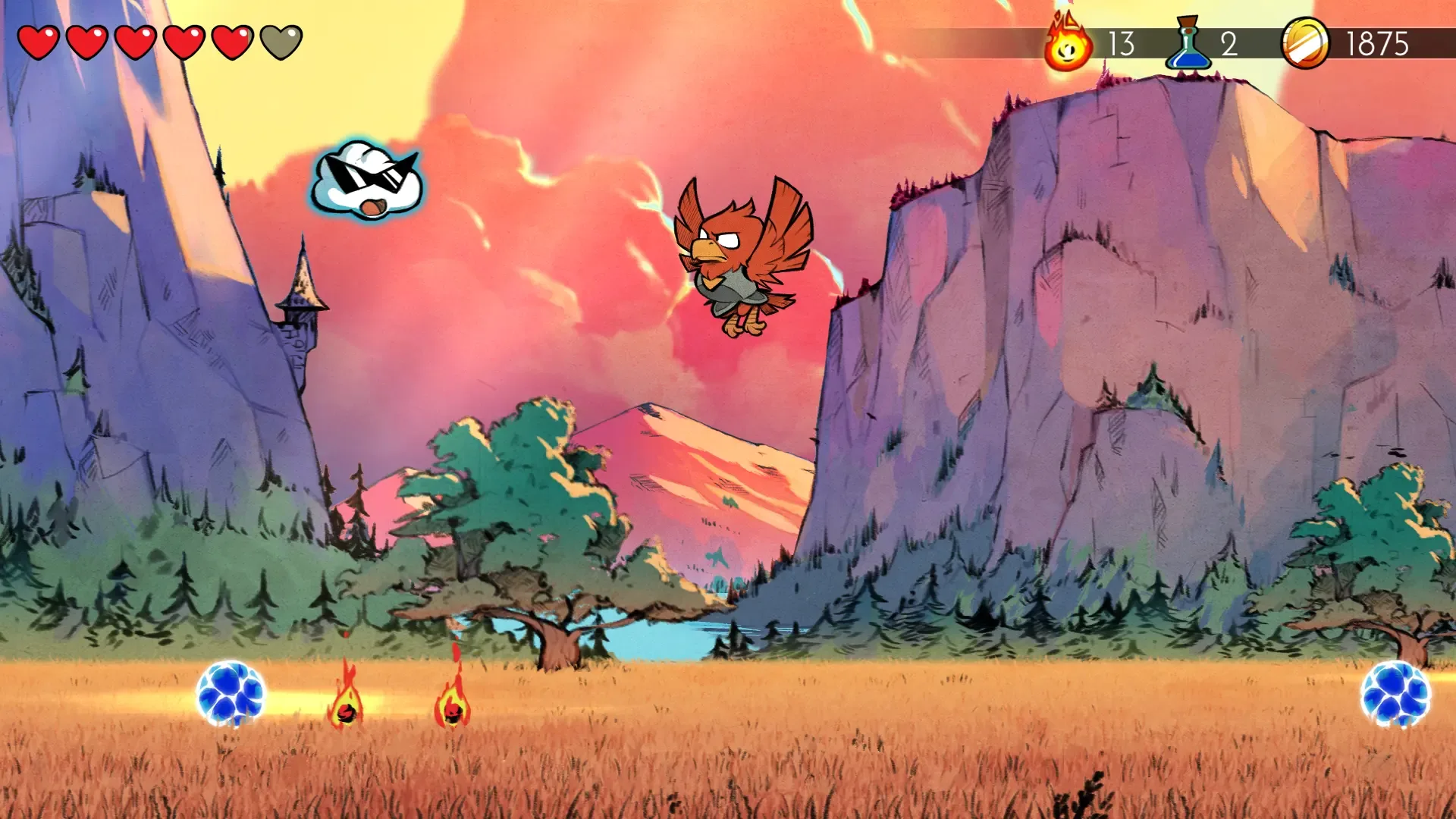 Captura de pantalla - Wonder Boy: The Dragon's Trap