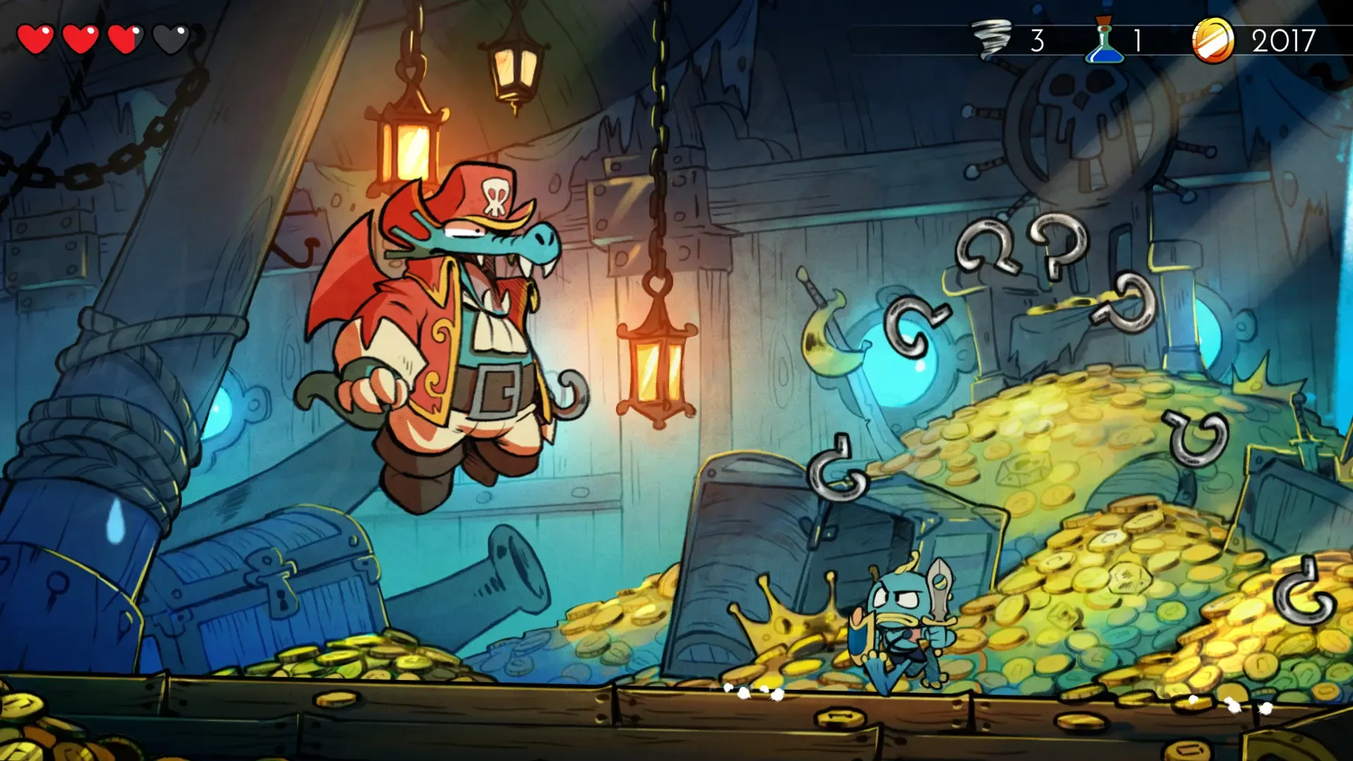 Captura de pantalla - Wonder Boy: The Dragon's Trap