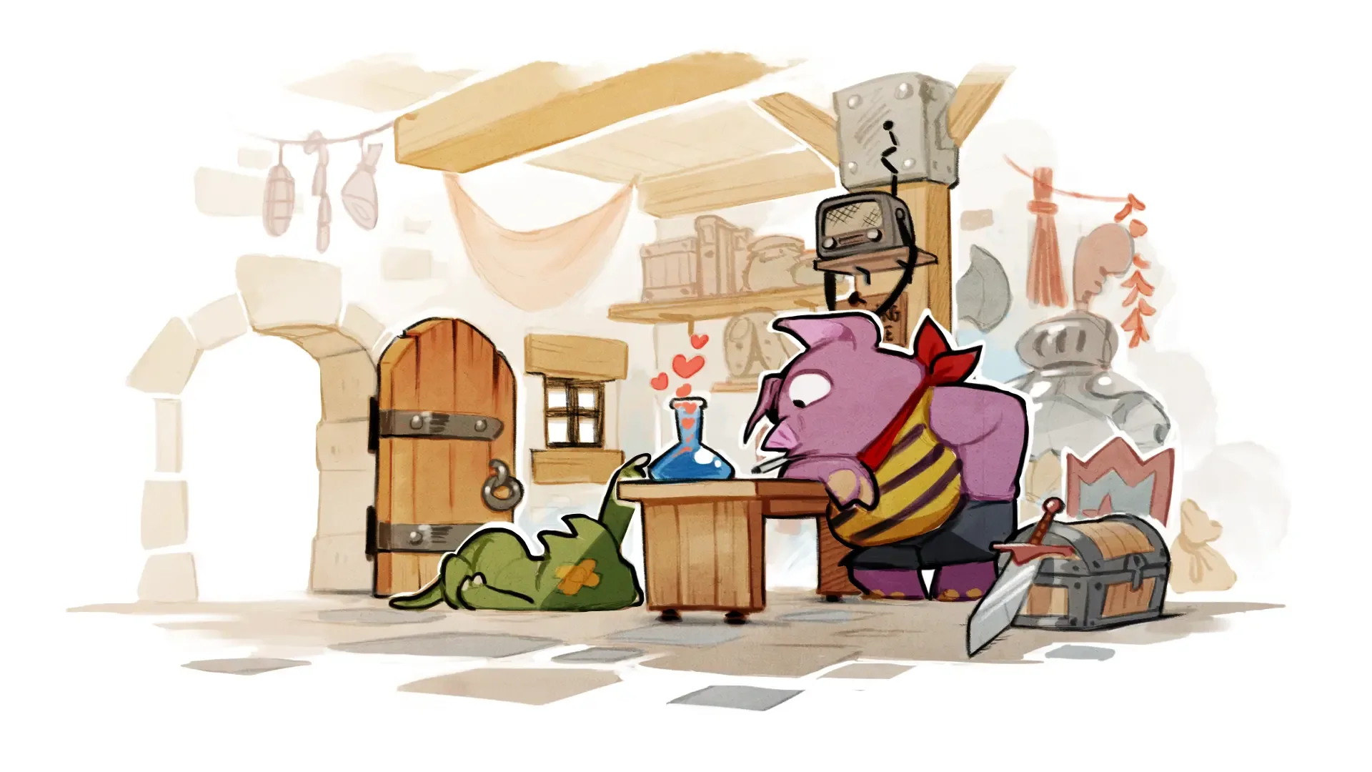 Captura de pantalla - Wonder Boy: The Dragon's Trap