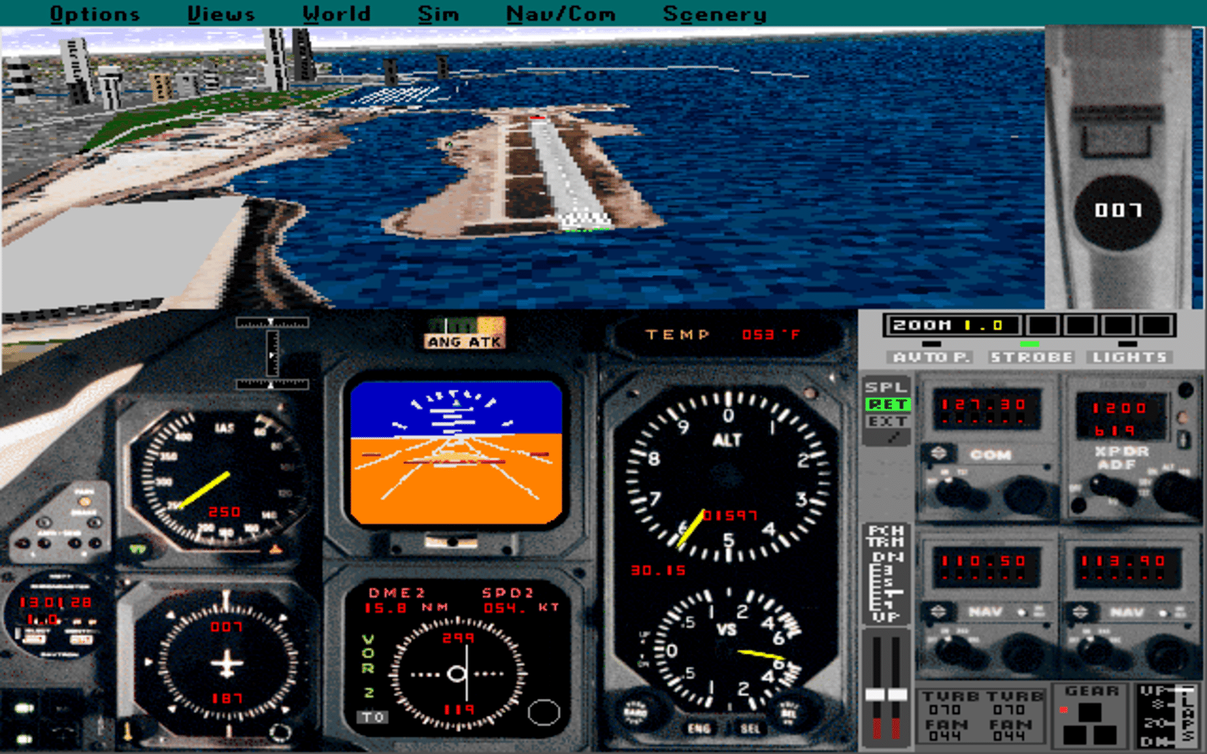 Microsoft Flight Simulator 5.0 screenshot