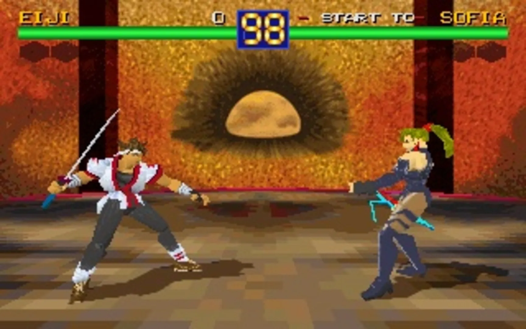 Captura de pantalla - Battle Arena Toshinden