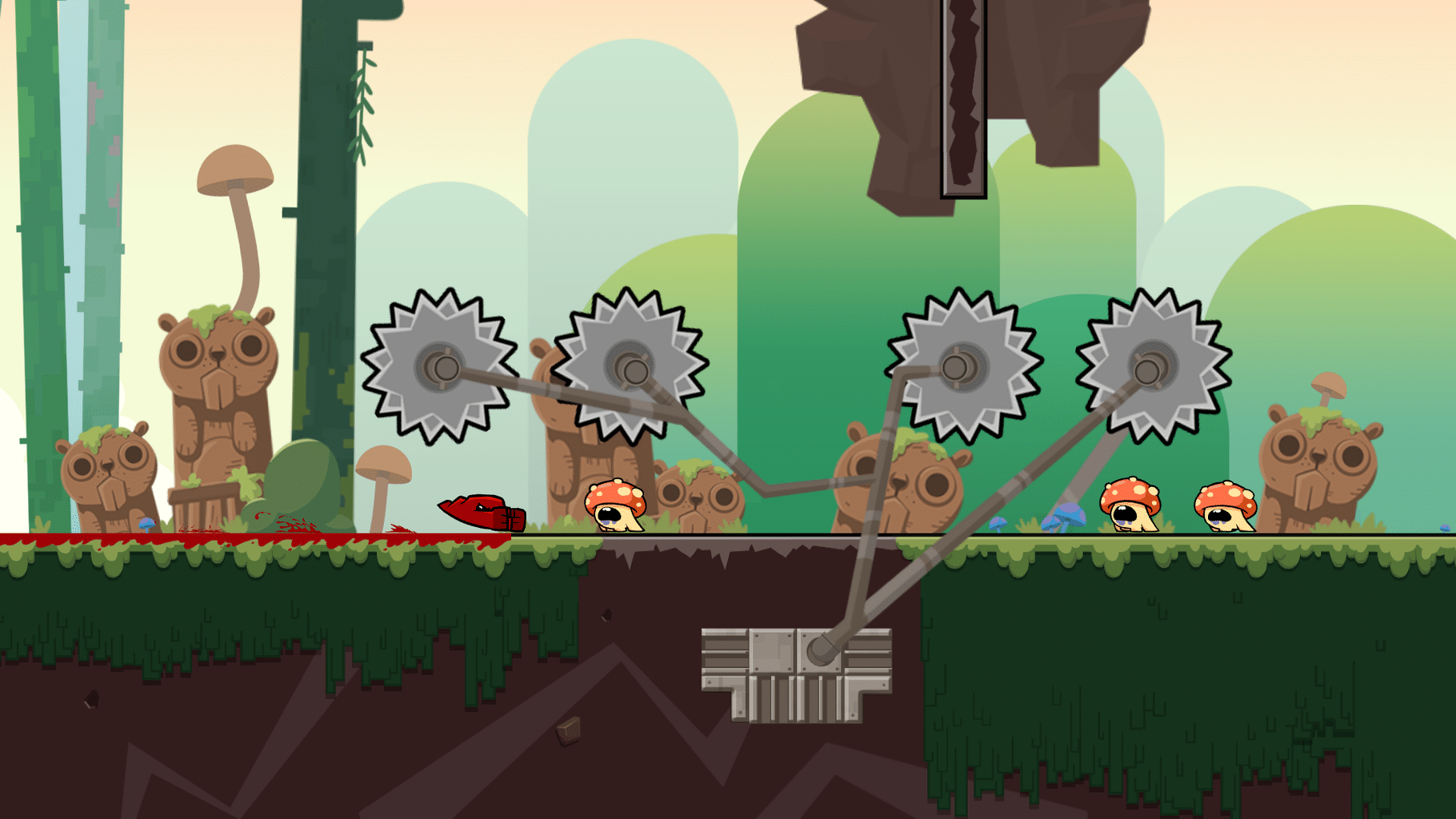 Super Meat Boy Forever screenshot