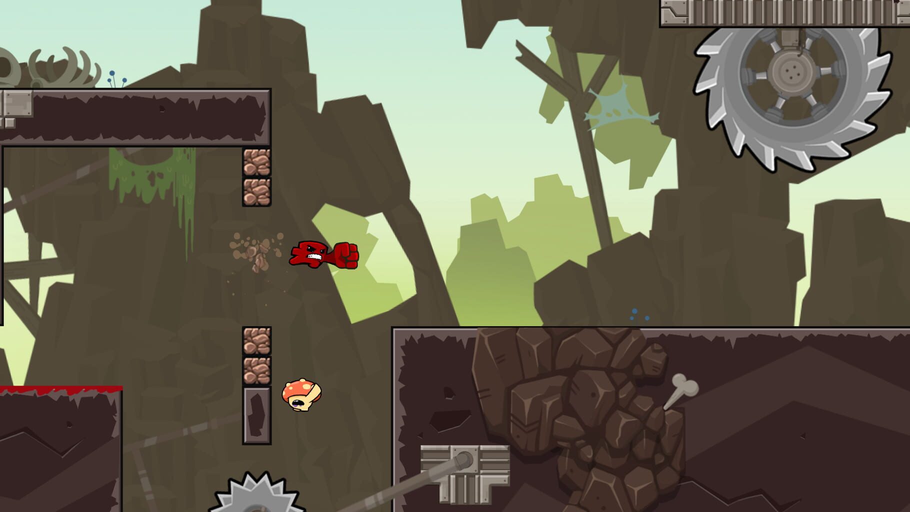 Captura de pantalla - Super Meat Boy Forever