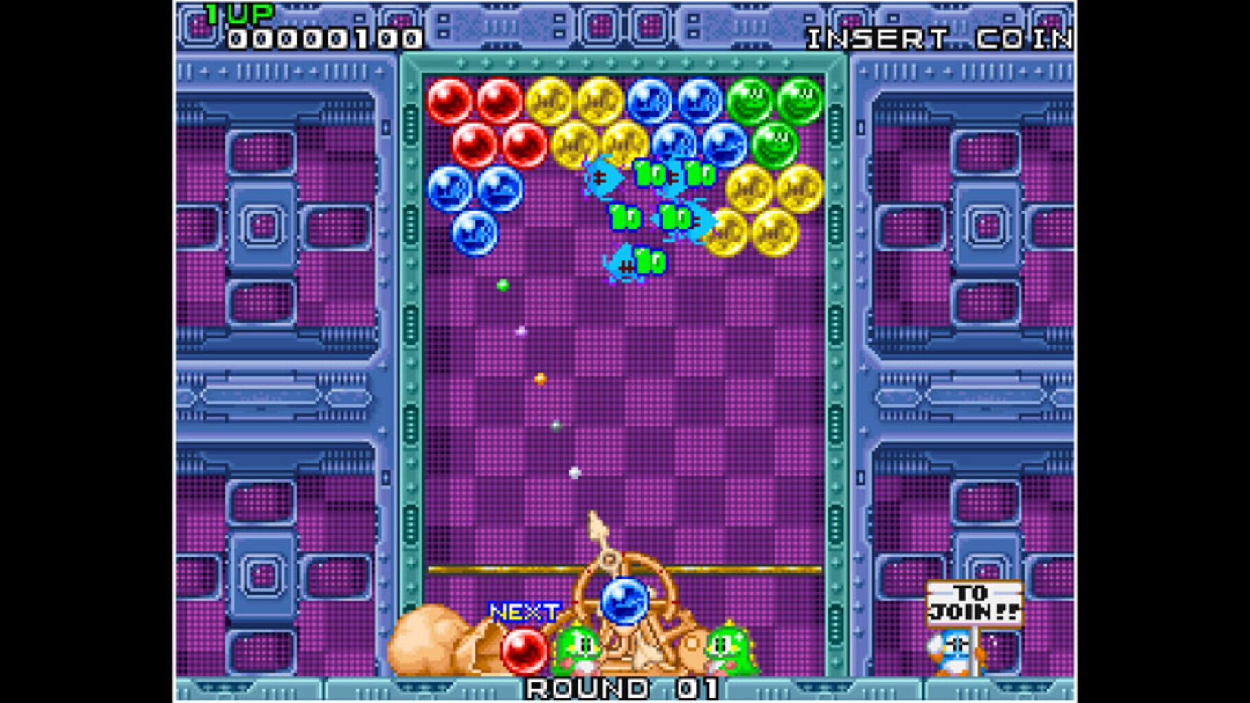 Captura de pantalla - ACA Neo Geo: Puzzle Bobble
