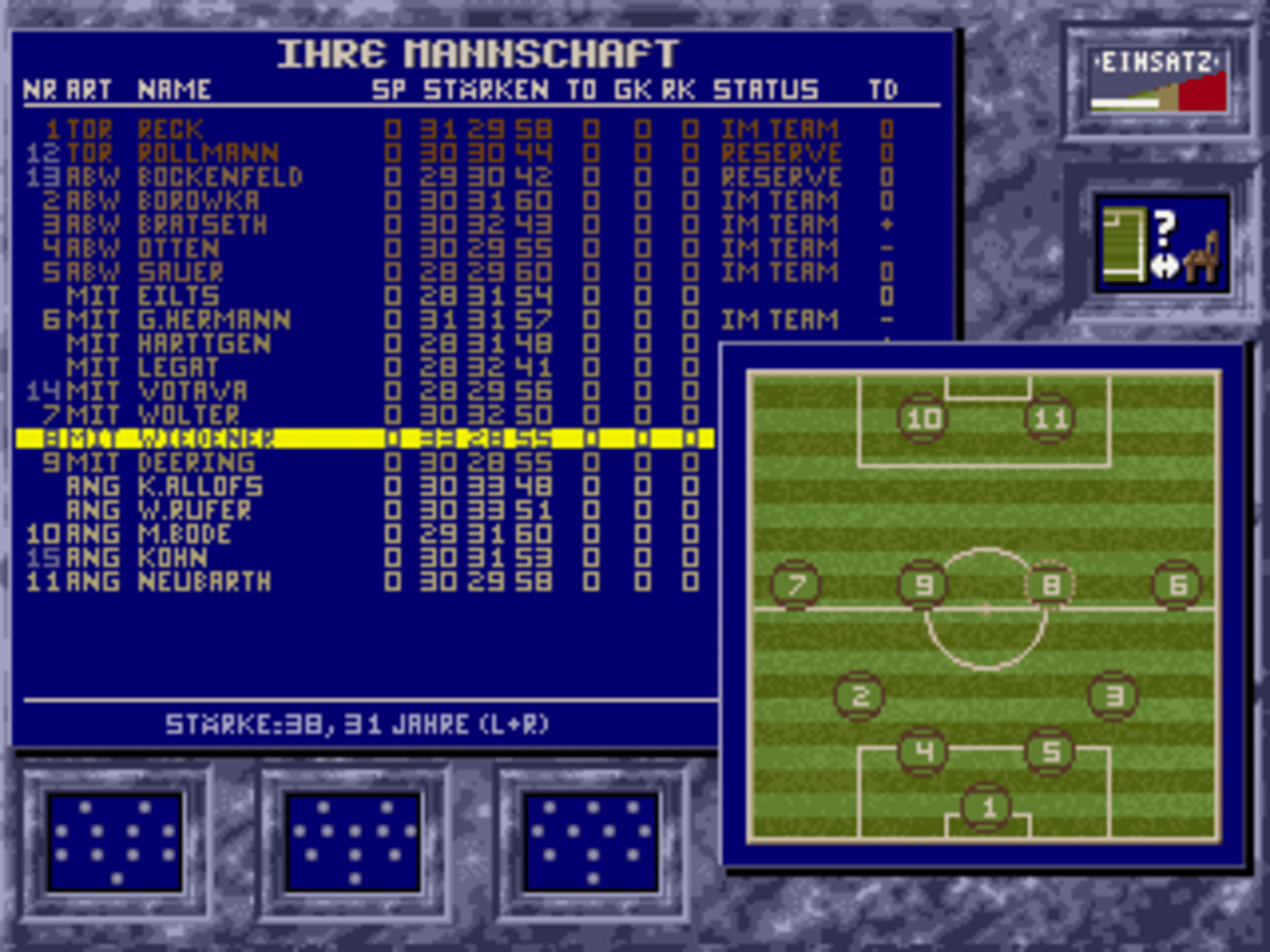 Bundesliga Manager Professional screenshot