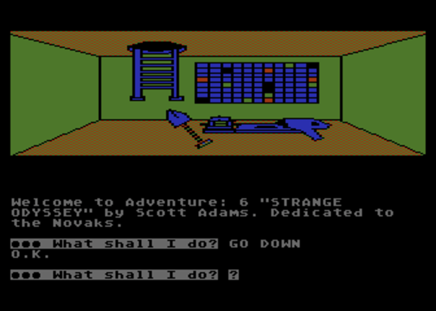 Scott Adams' Graphic Adventure #6: Strange Odyssey screenshot