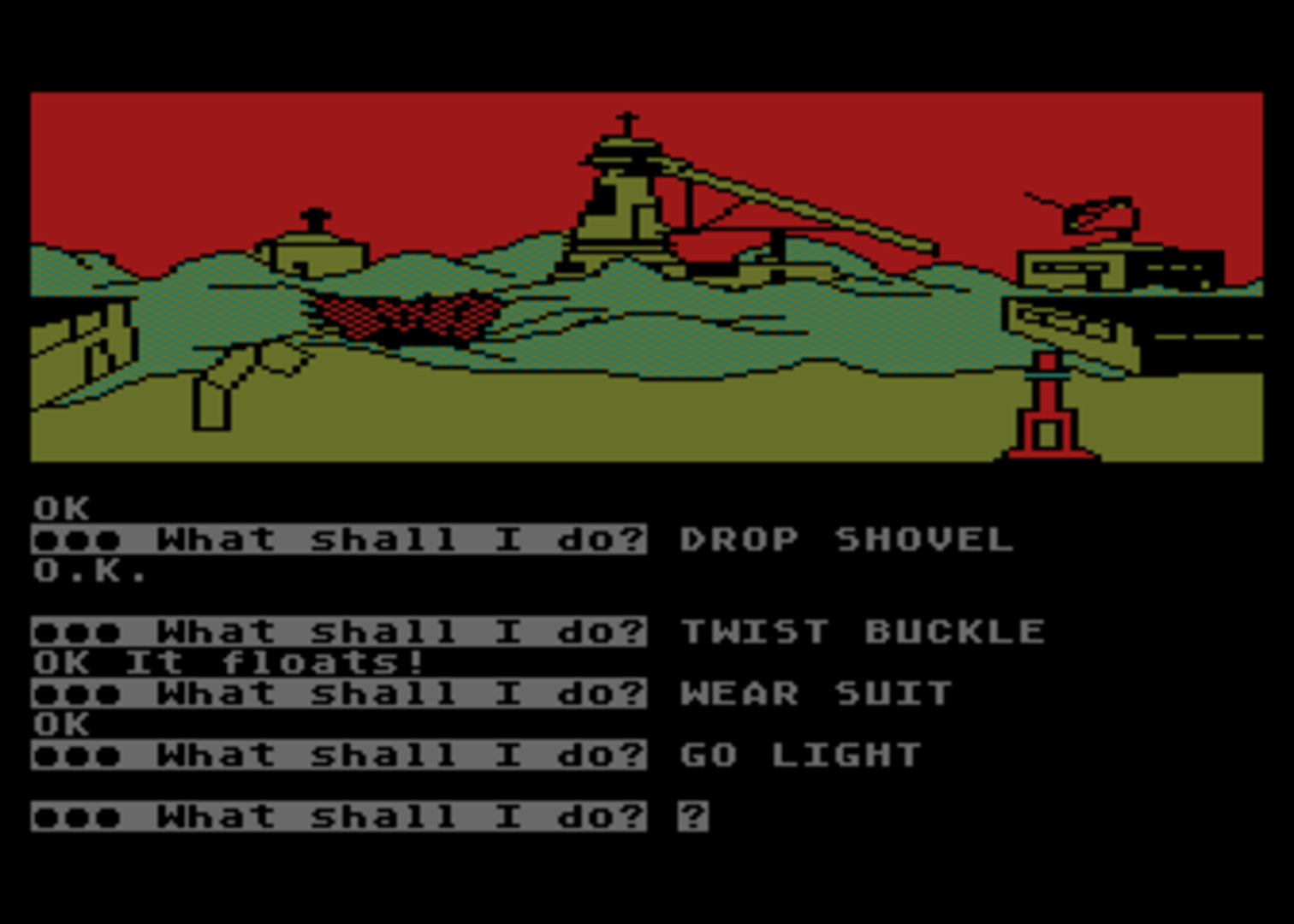 Scott Adams' Graphic Adventure #6: Strange Odyssey screenshot