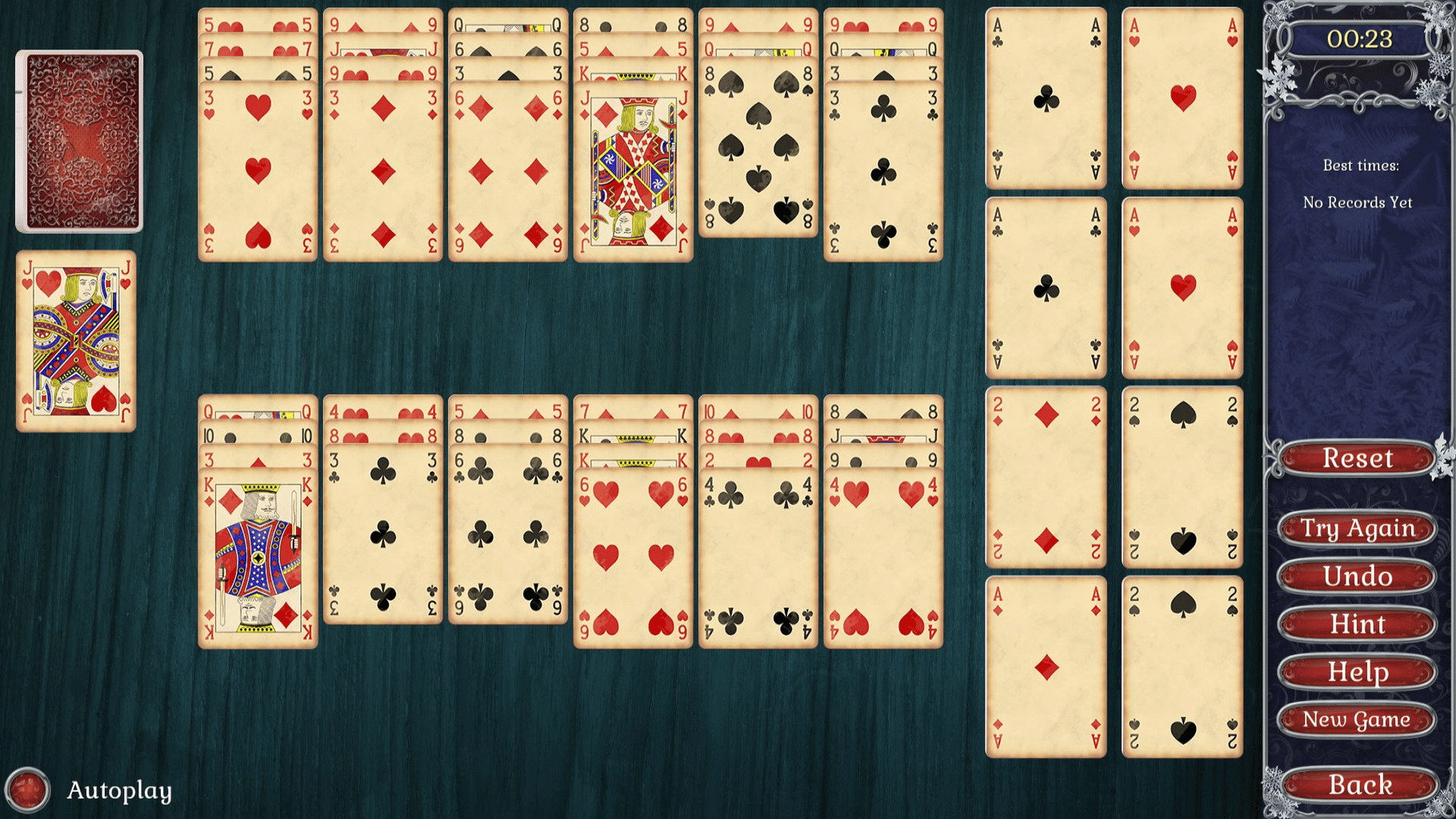 Jewel Match Solitaire Winterscapes screenshot