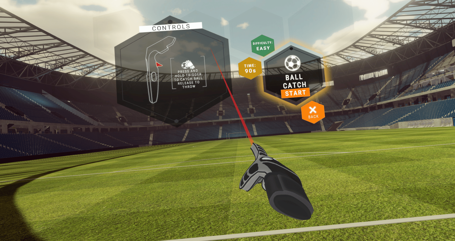 Goalkeeper VR Challenge screenshot