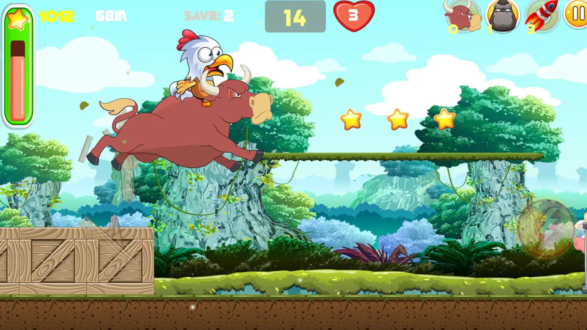 Run, chicken, run! - Screenshot