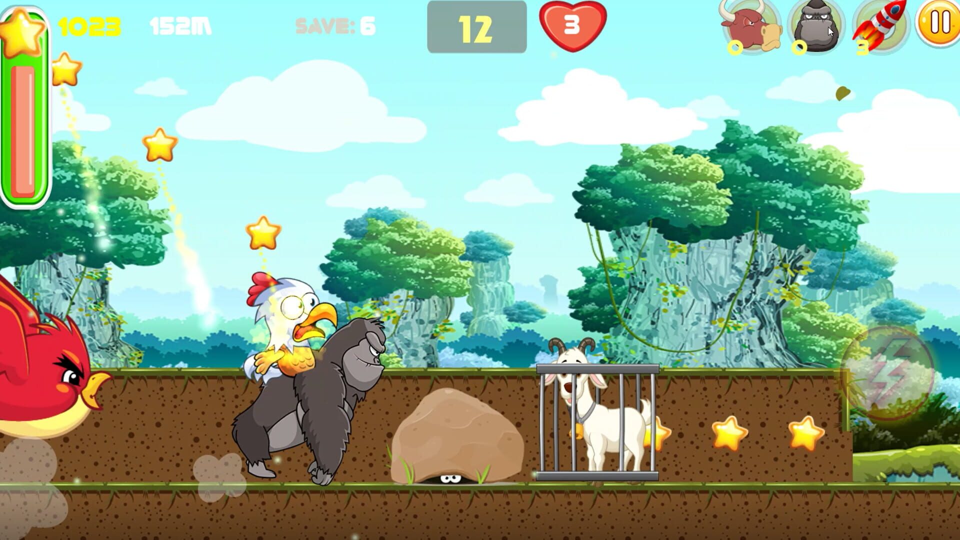 Run, chicken, run! - Screenshot