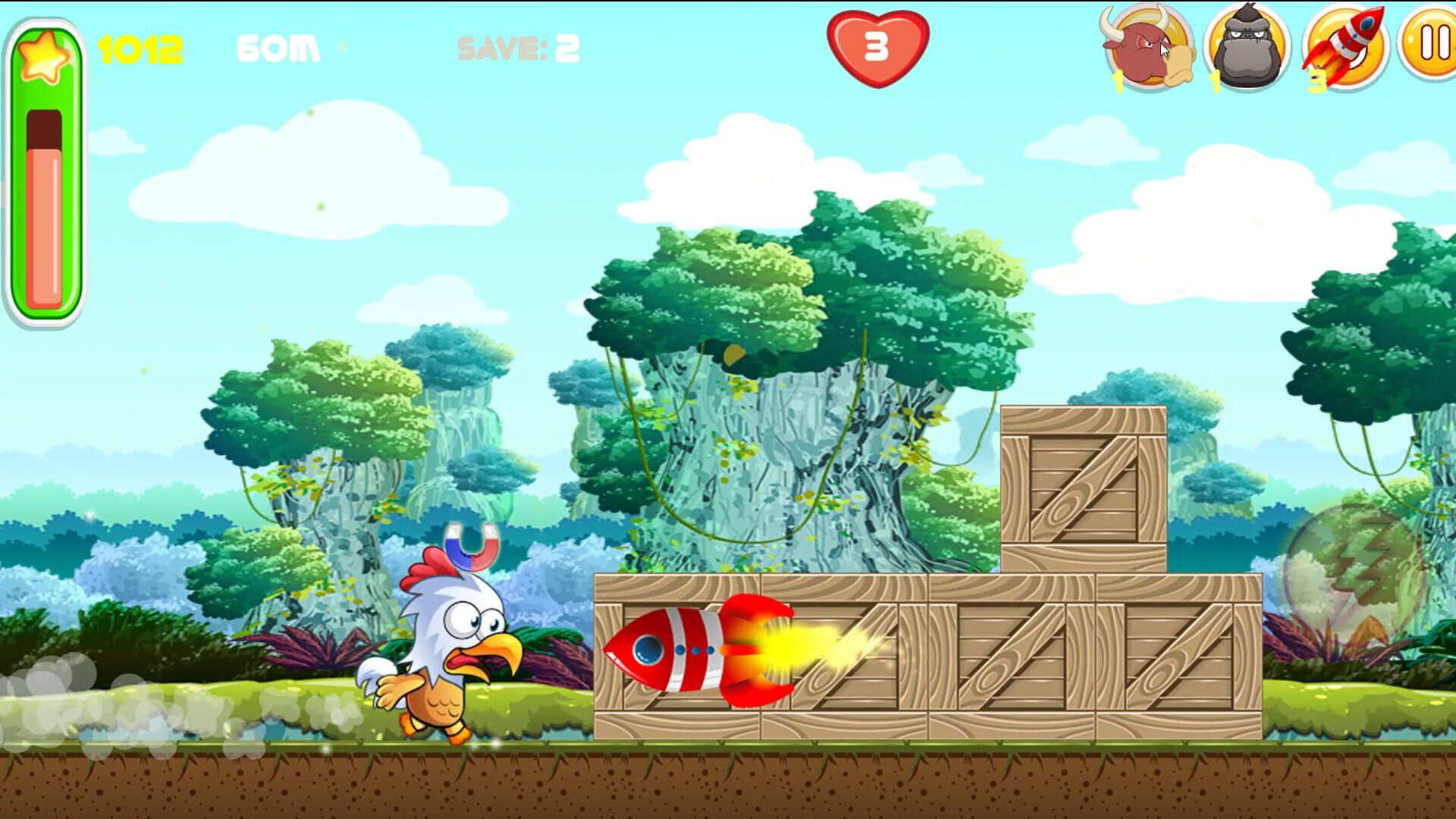 Run, chicken, run! - Screenshot