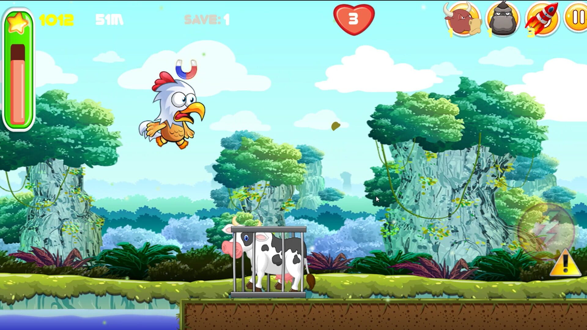 Run, chicken, run! - Screenshot