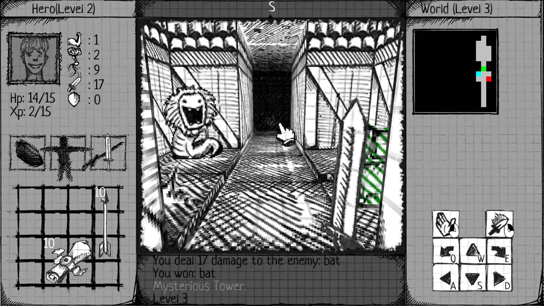 Drawngeon: Dungeons of Ink and Paper screenshot