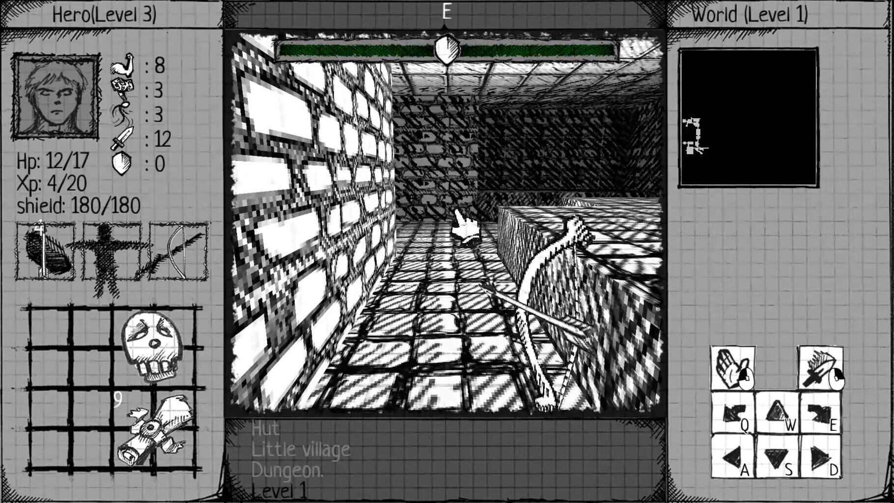 Drawngeon: Dungeons of Ink and Paper screenshot