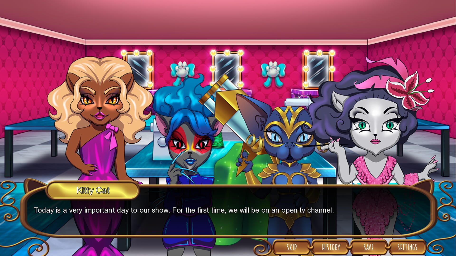 Kitty Cat's Drag Race - Screenshot
