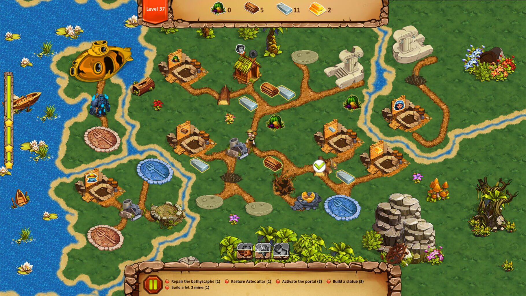 Lost Artifacts: Golden Island screenshot