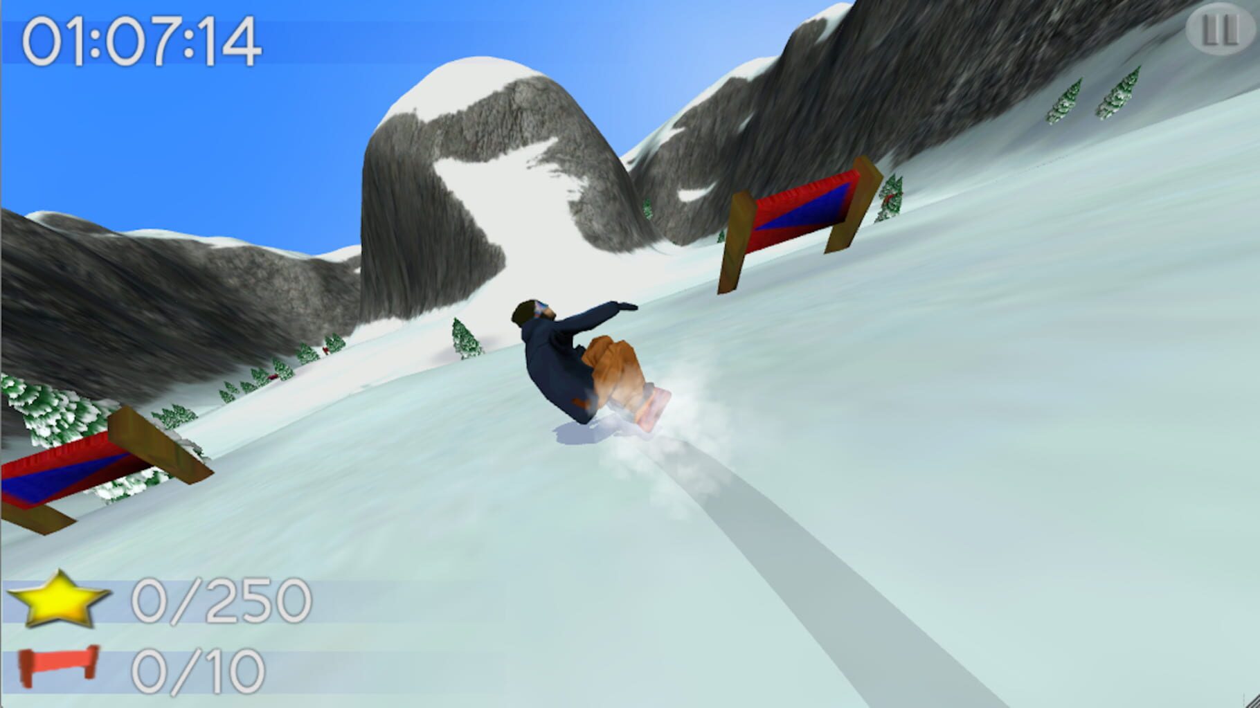 Captura de pantalla - Big Mountain Snowboarding