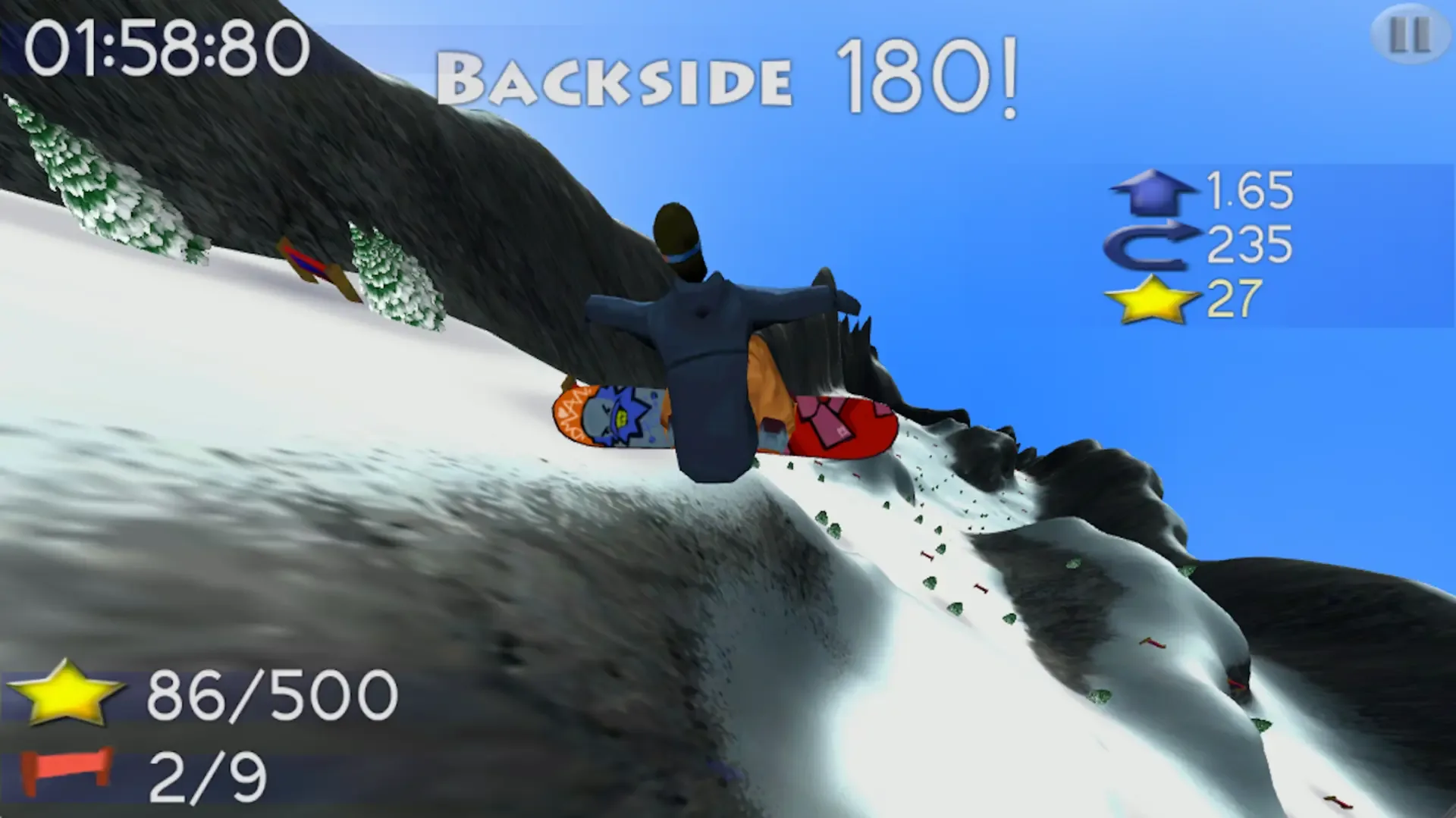 Captura de pantalla - Big Mountain Snowboarding