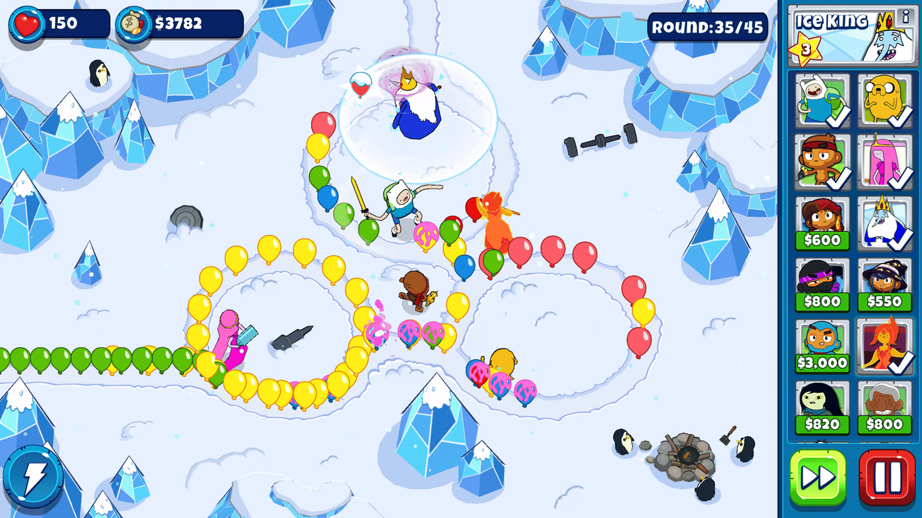 Bloons Adventure Time TD screenshot