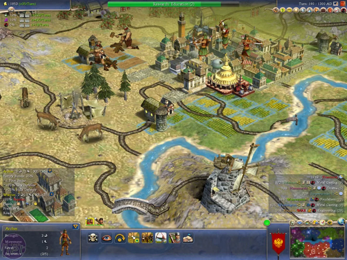 Captura de pantalla - Sid Meier's Civilization IV: Beyond the Sword