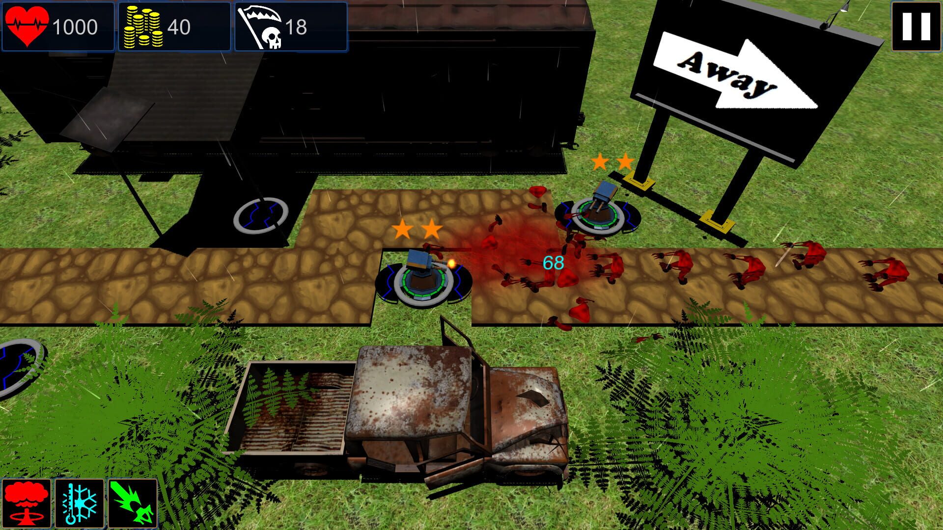 Trash defense - Screenshot