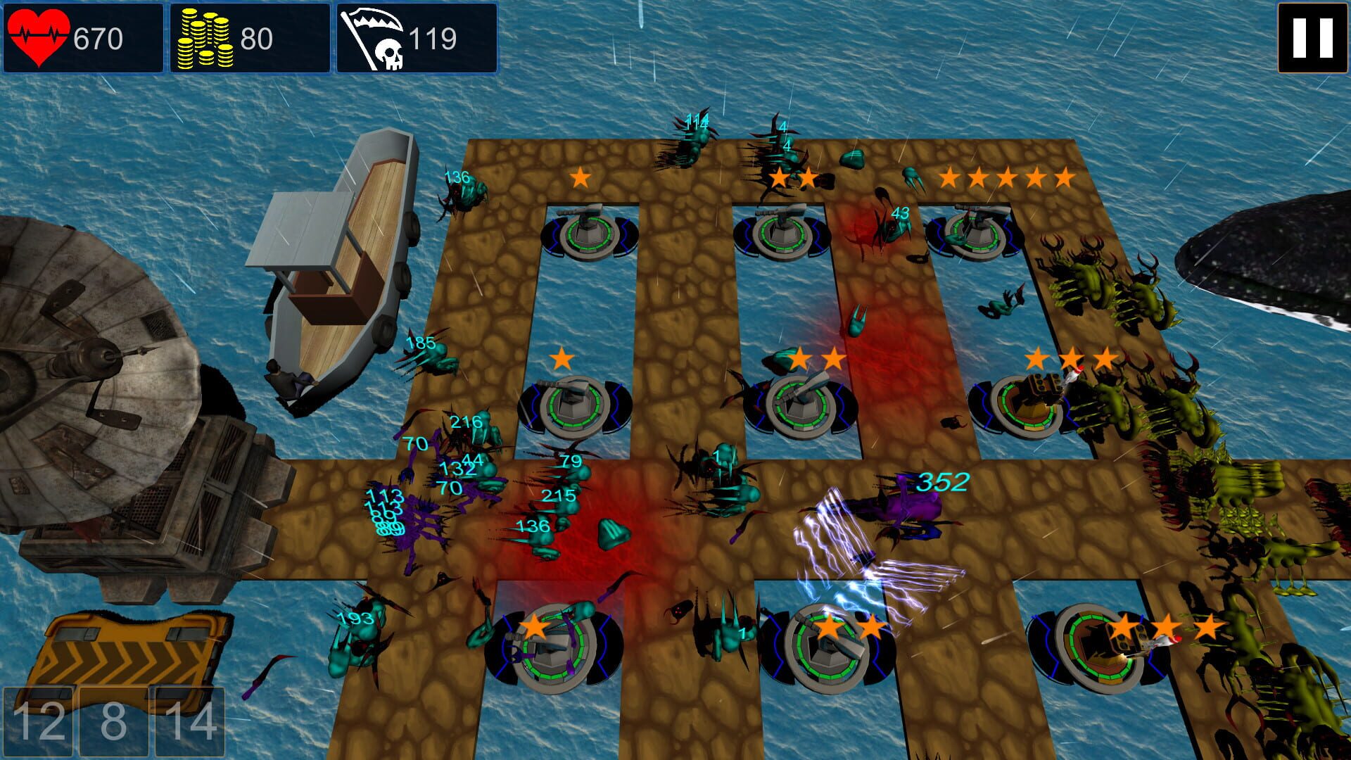 Trash defense - Screenshot