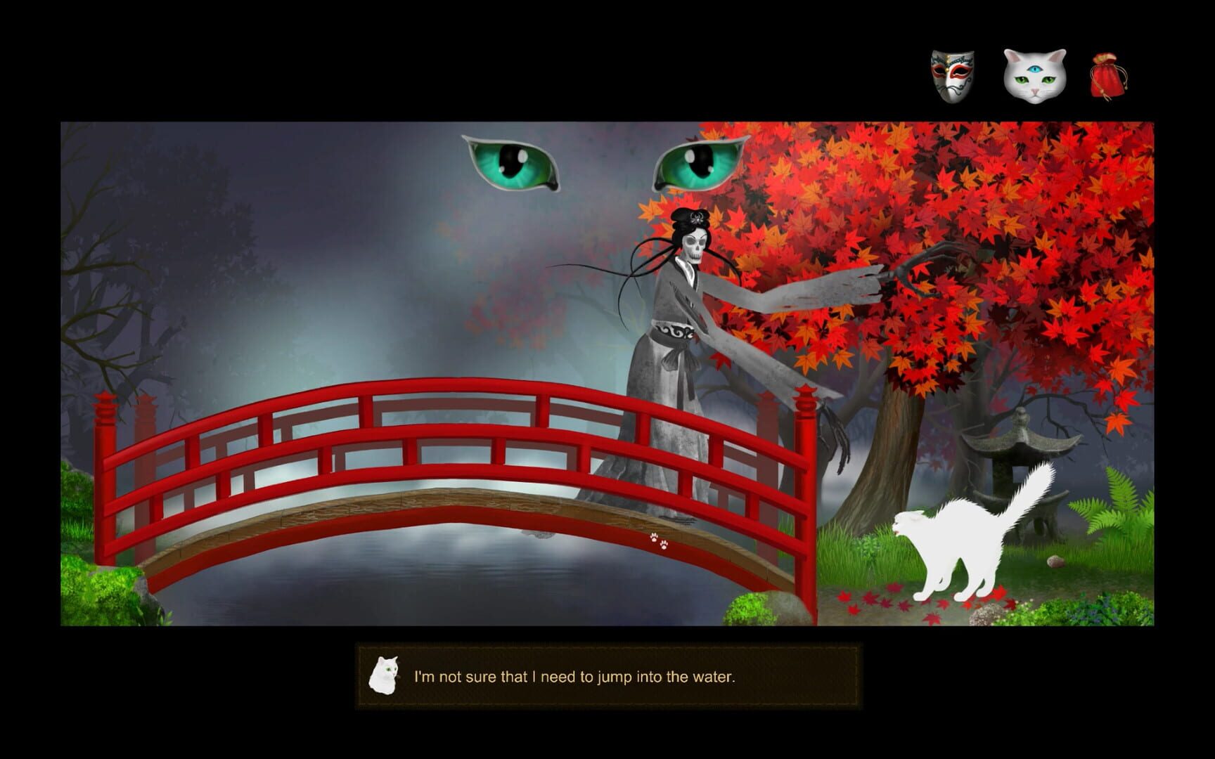 Cat and Ghostly Road screenshot