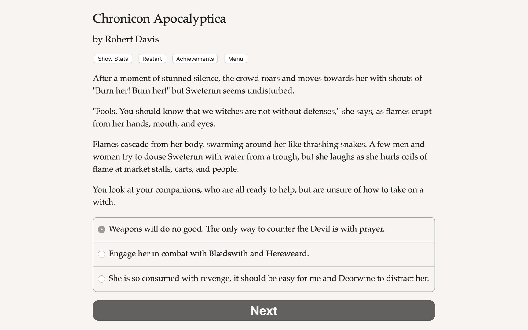 Chronicon Apocalyptica screenshot