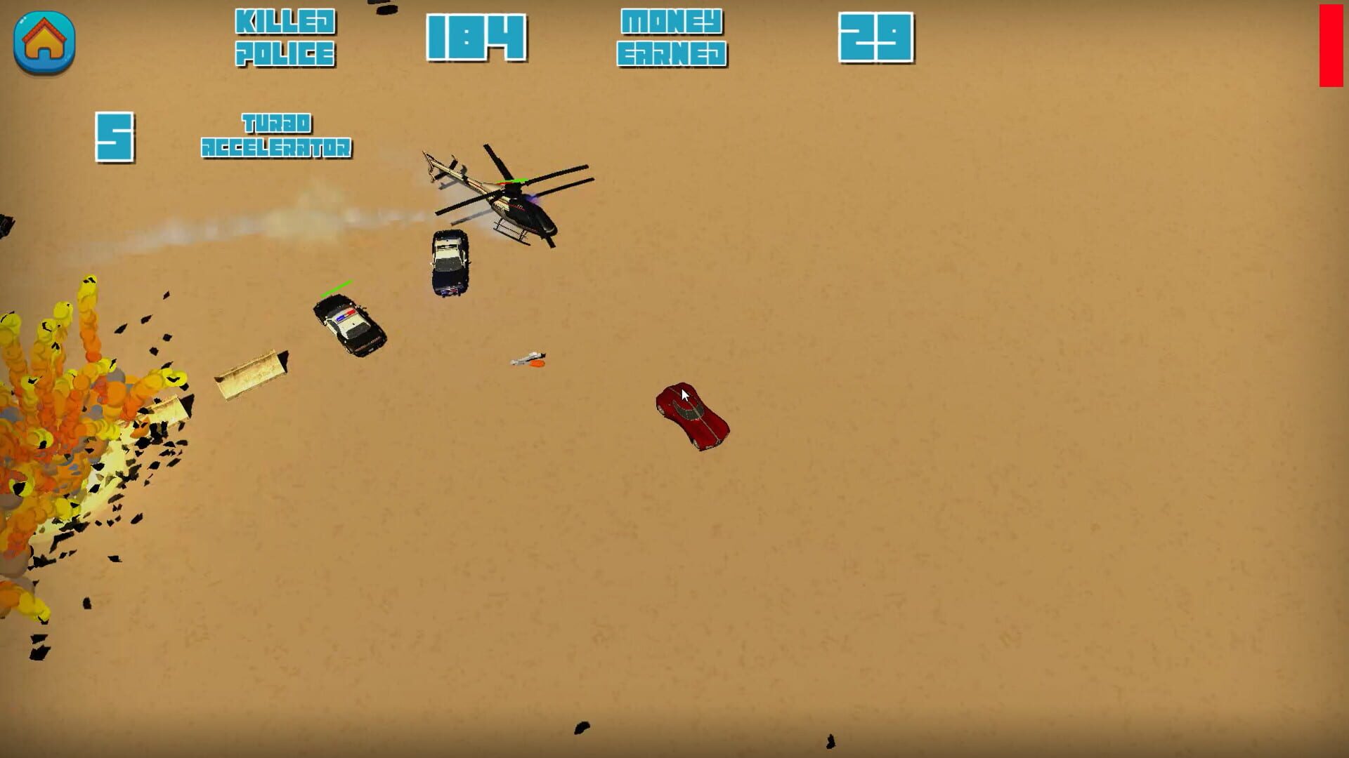 Escape from police - Screenshot