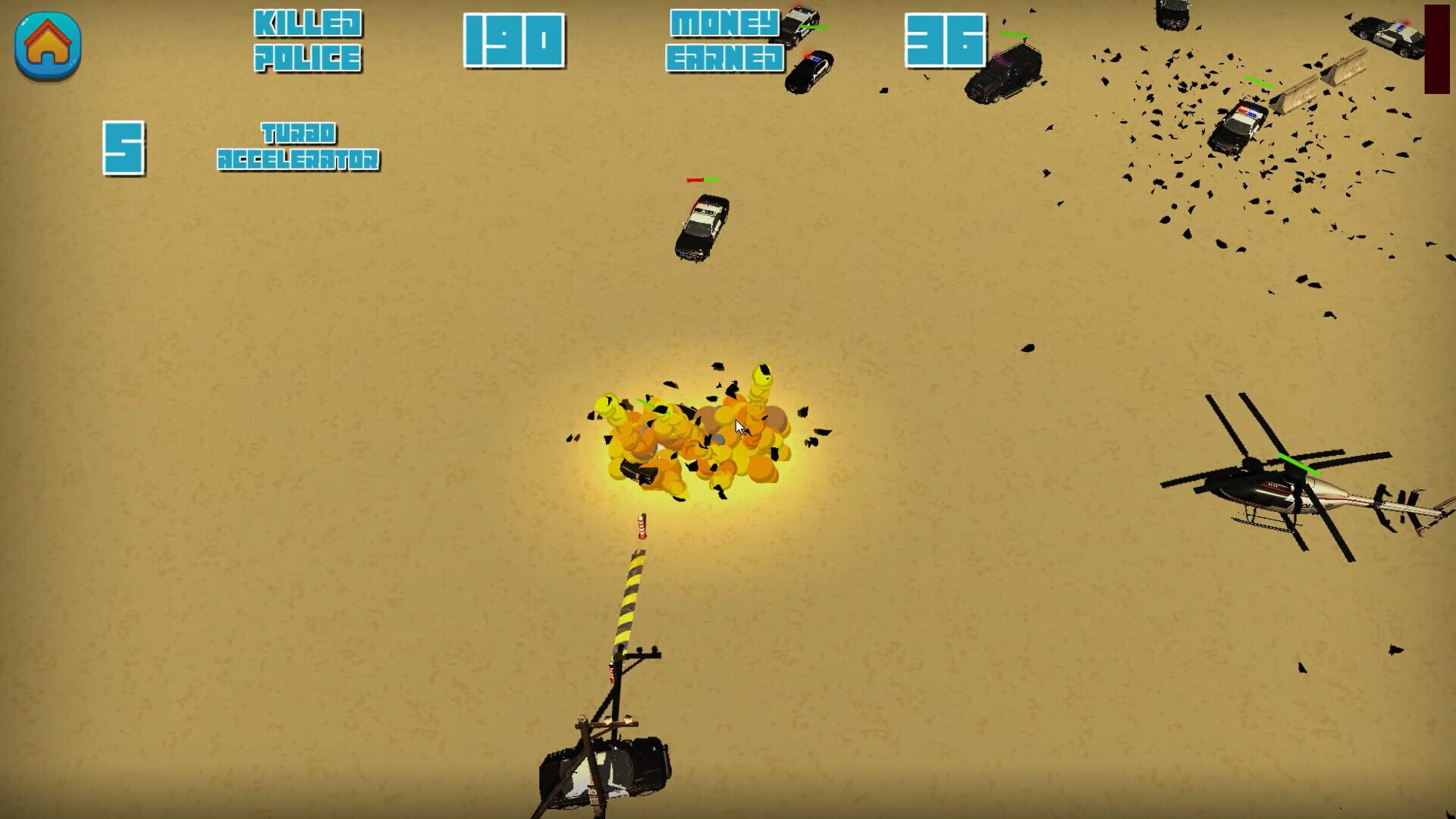 Escape from police - Screenshot