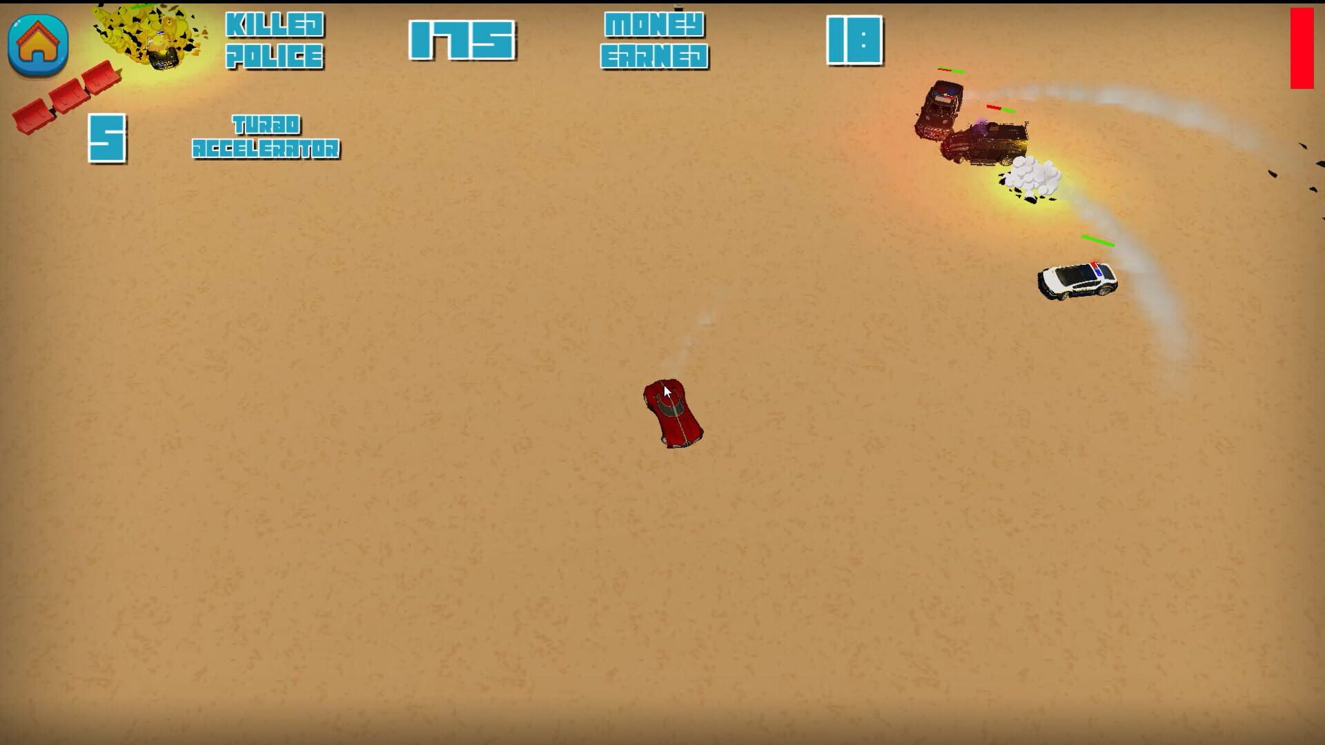 Escape from police - Screenshot